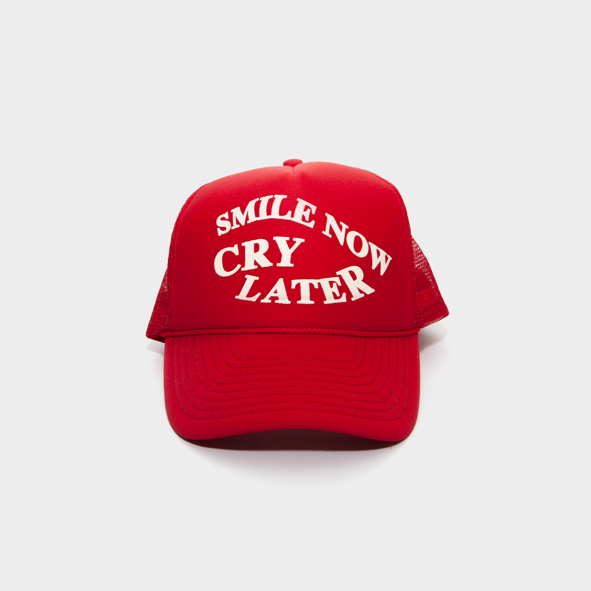 SMILE NOW CRY LATER TRUCKER SNAPBACK [USED]