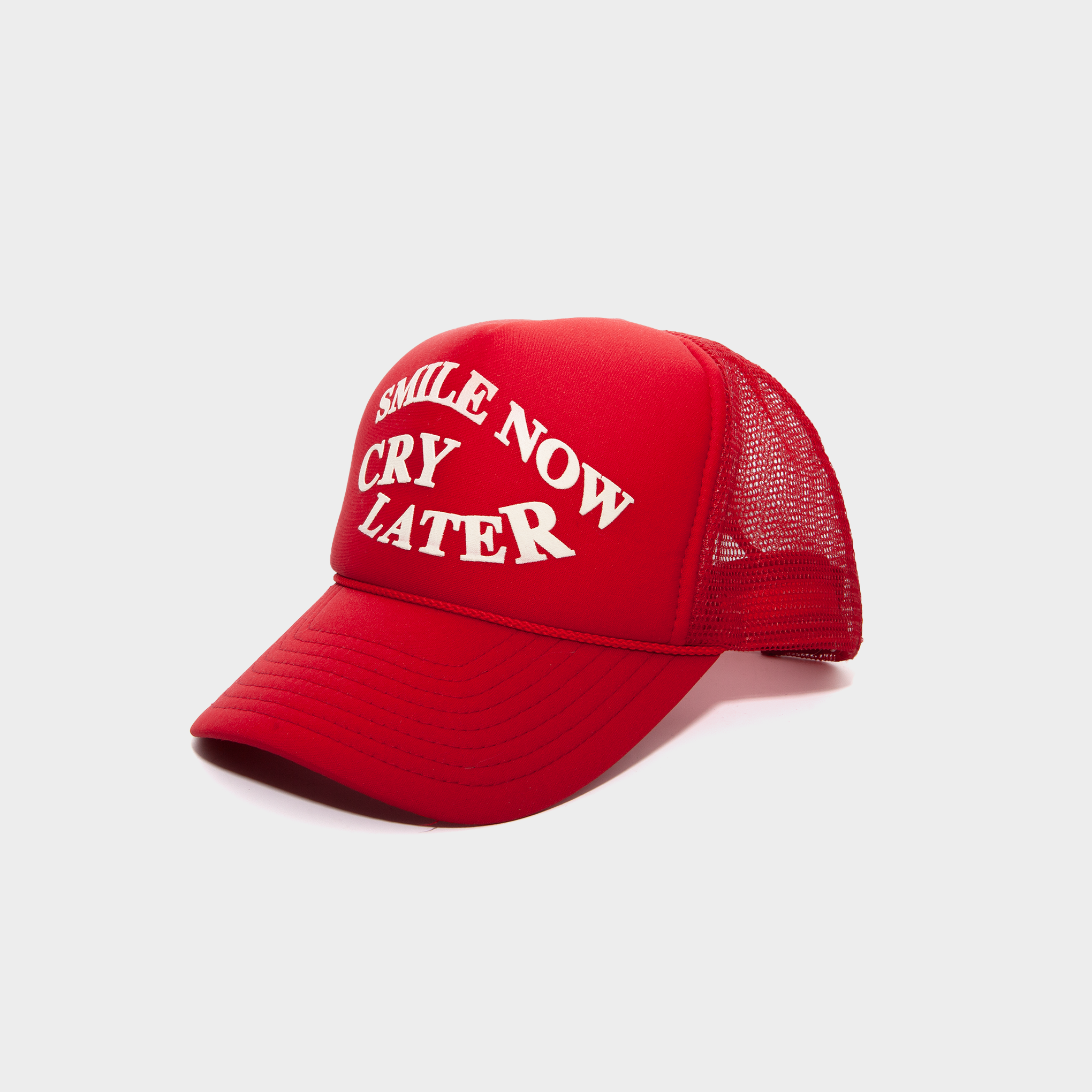 SMILE NOW CRY LATER TRUCKER SNAPBACK [USED]