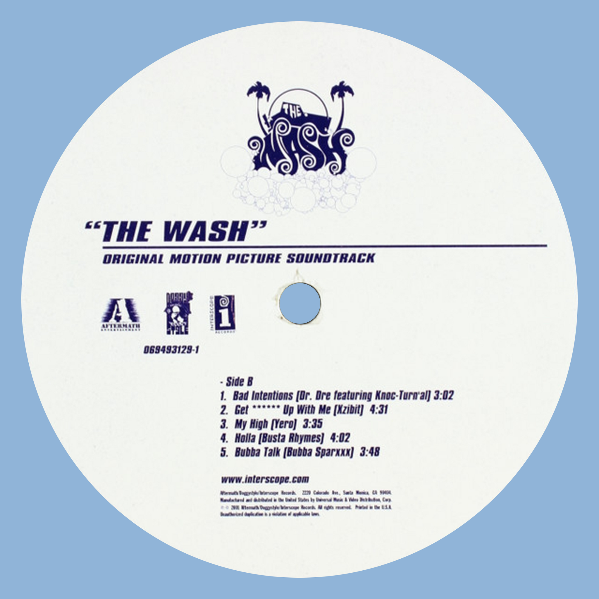 Various ‎- "The Wash" Original Motion Picture Soundtrack [USED]